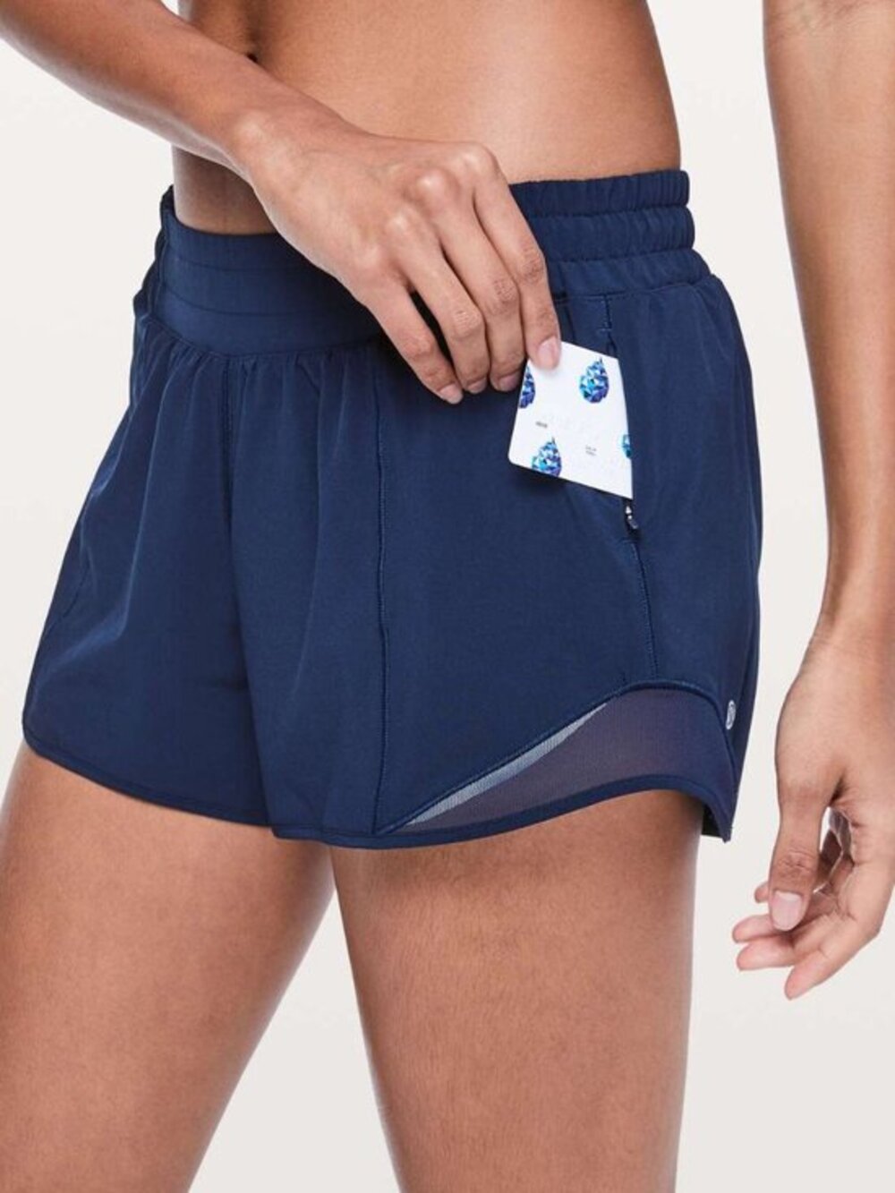 Lululemon Hotty Hot Short II *Long 4" Sz 6 Tall True Navy (First Release)